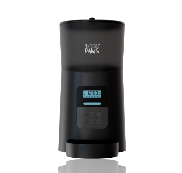 Penthouse Paws automatic pet feeder.