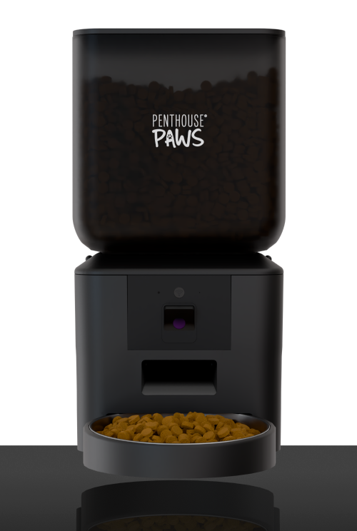 Penthouse Paws automatic pet feeder.
