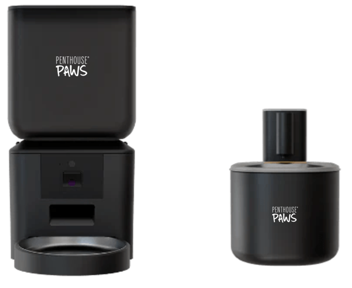 Penthouse-Paws-Smart -Maxx-HD -Feeder -& -Smart- Wireless -Water -Fountain