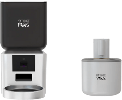 Penthouse-Paws-Smart -Maxx-HD -Feeder -& -Smart- Wireless -Water -Fountain