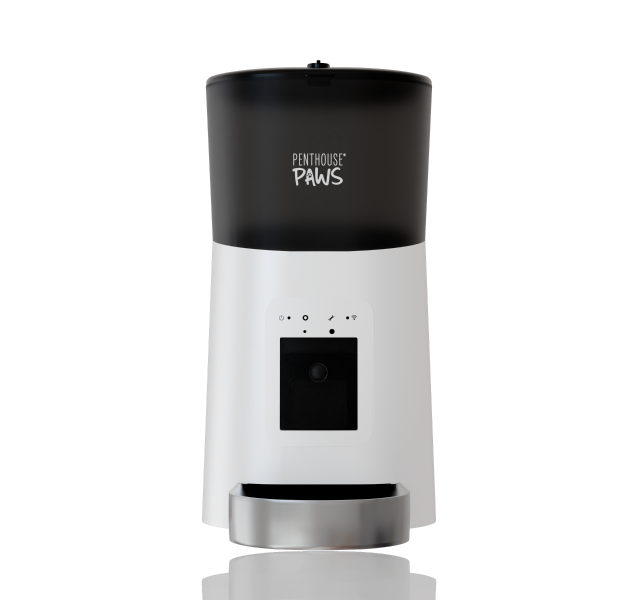 Penthouse Paws automatic pet feeder.