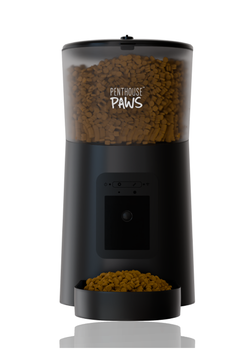 Penthouse Paws automatic pet feeder.
