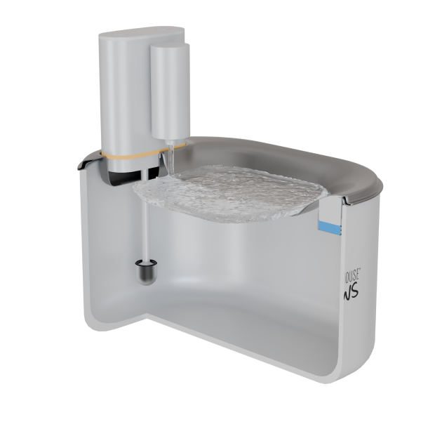 Penthouse Paws automatic water fountain.