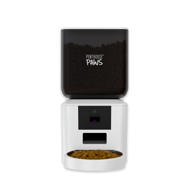 Penthouse Paws automatic pet feeder.