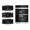 Paws & Body Wipes, Eye Wipes,  Ear Wipes, and Dental Finger Wipes Combo