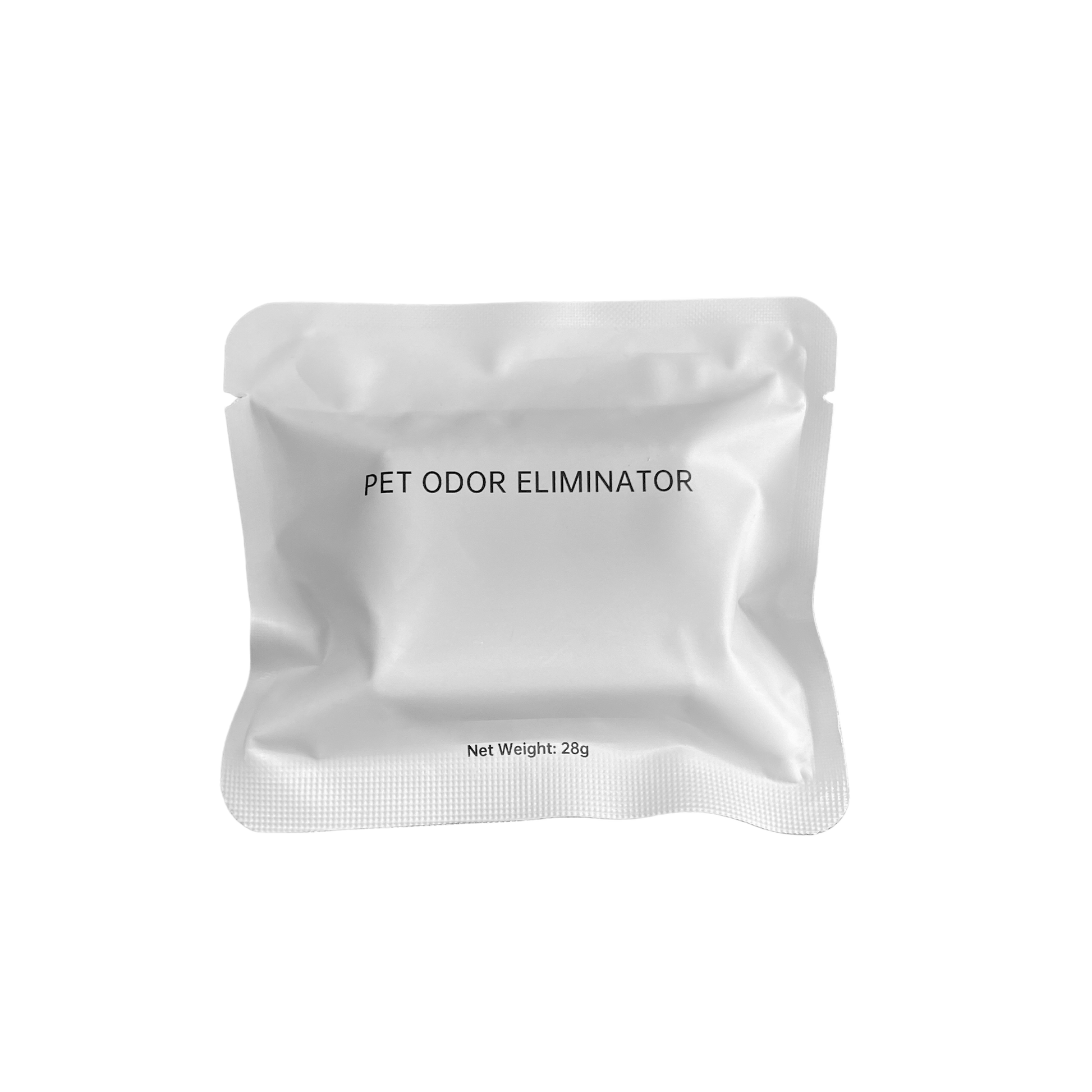 Individually sealed Litter IQ deodorizing tablet for freshness.