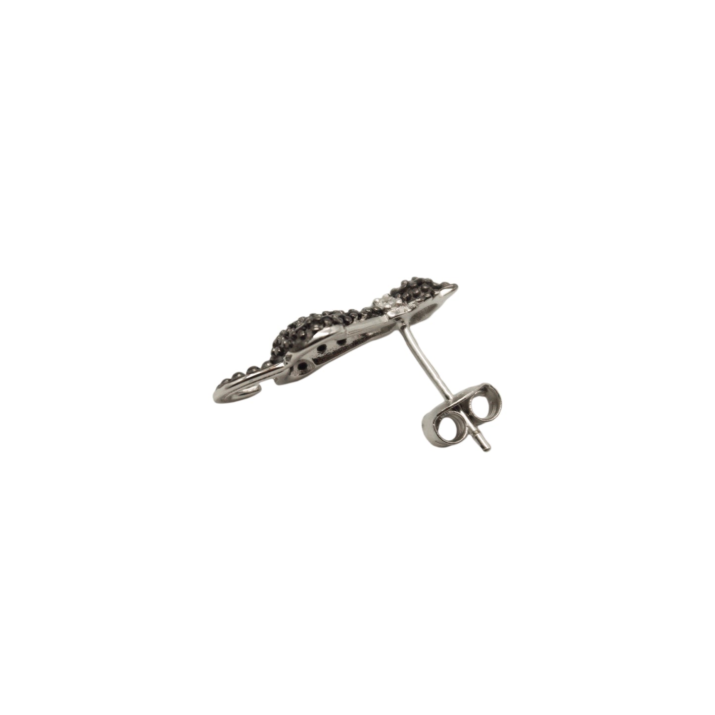 Black Cat Stud Earrings