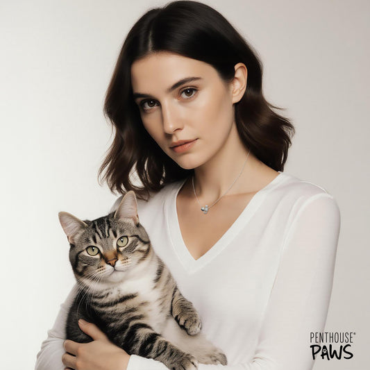 Cat Love Silver Chain Necklace