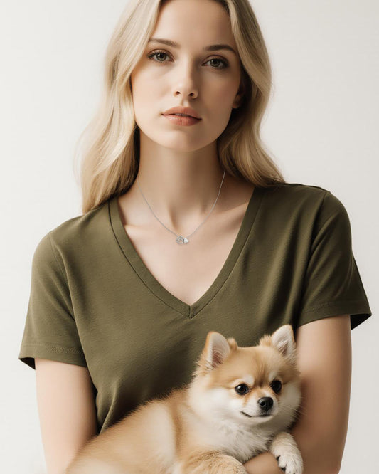 Paw Love Silver Chain Necklace